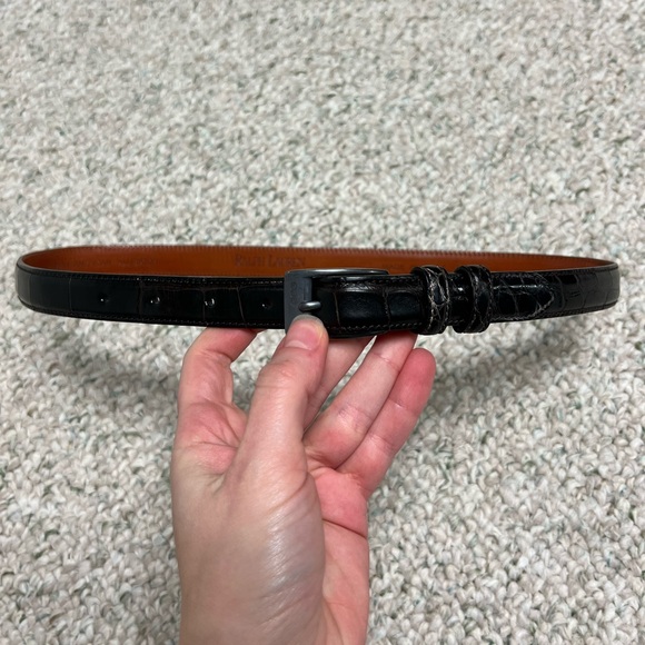 Ralph Lauren Genuine American Alligator Women’s Waist Belt